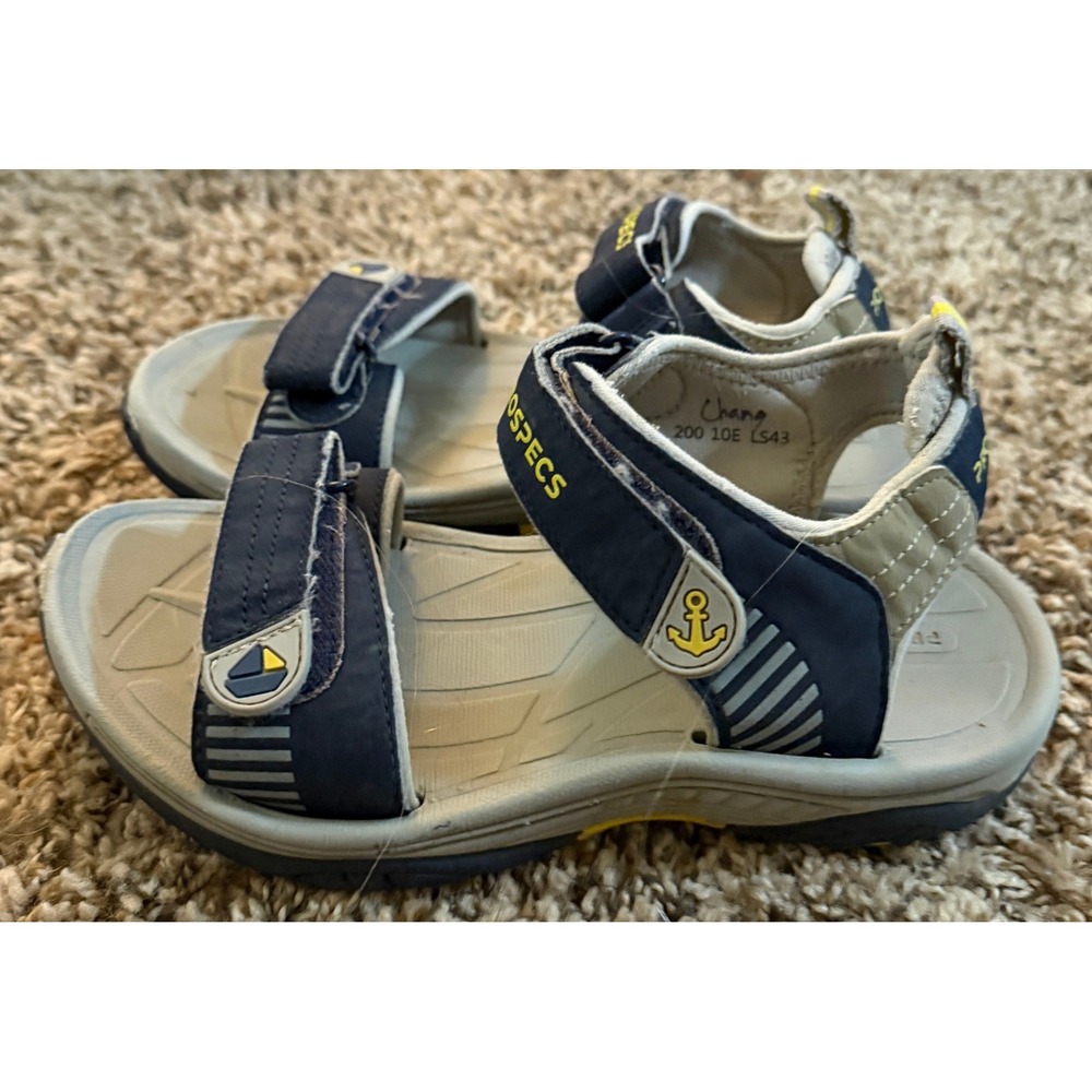 Prospecs Navy Blue Adjustable Athletic Sandals 10 Extra-Wide